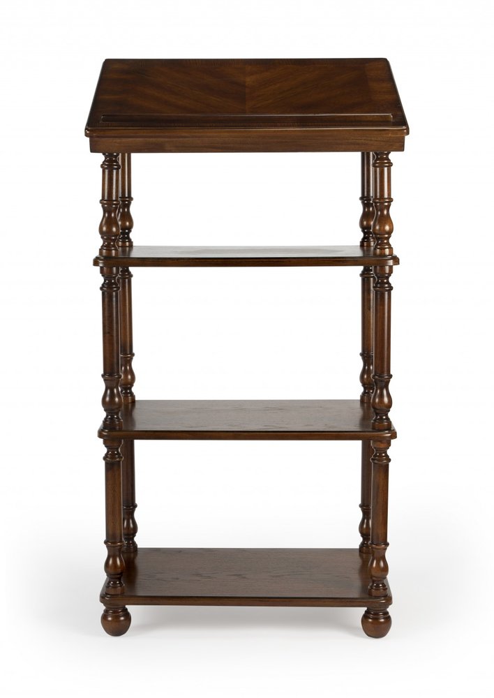 24" Brown Standing Desk HomeRoots
