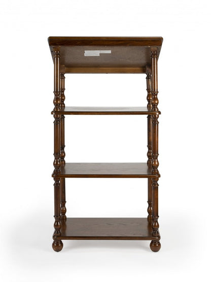 24" Brown Standing Desk HomeRoots