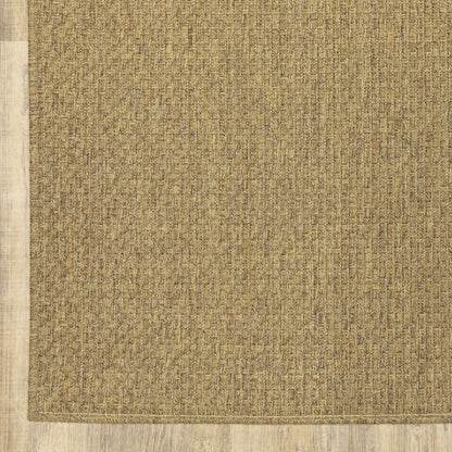 4' x 6' Tan Indoor Outdoor Area Rug