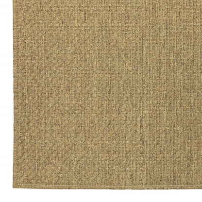 8' X 11' Tan Indoor Outdoor Area Rug