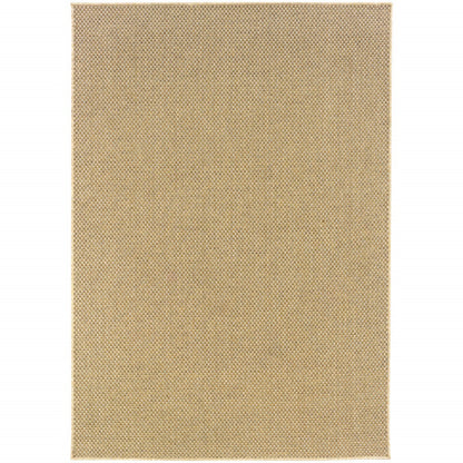 2' X 8' Beige Indoor Outdoor Area Rug