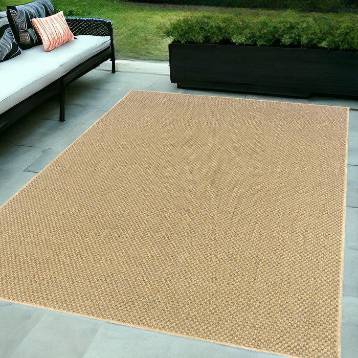 2' X 8' Beige Indoor Outdoor Area Rug - FurniFindUSA