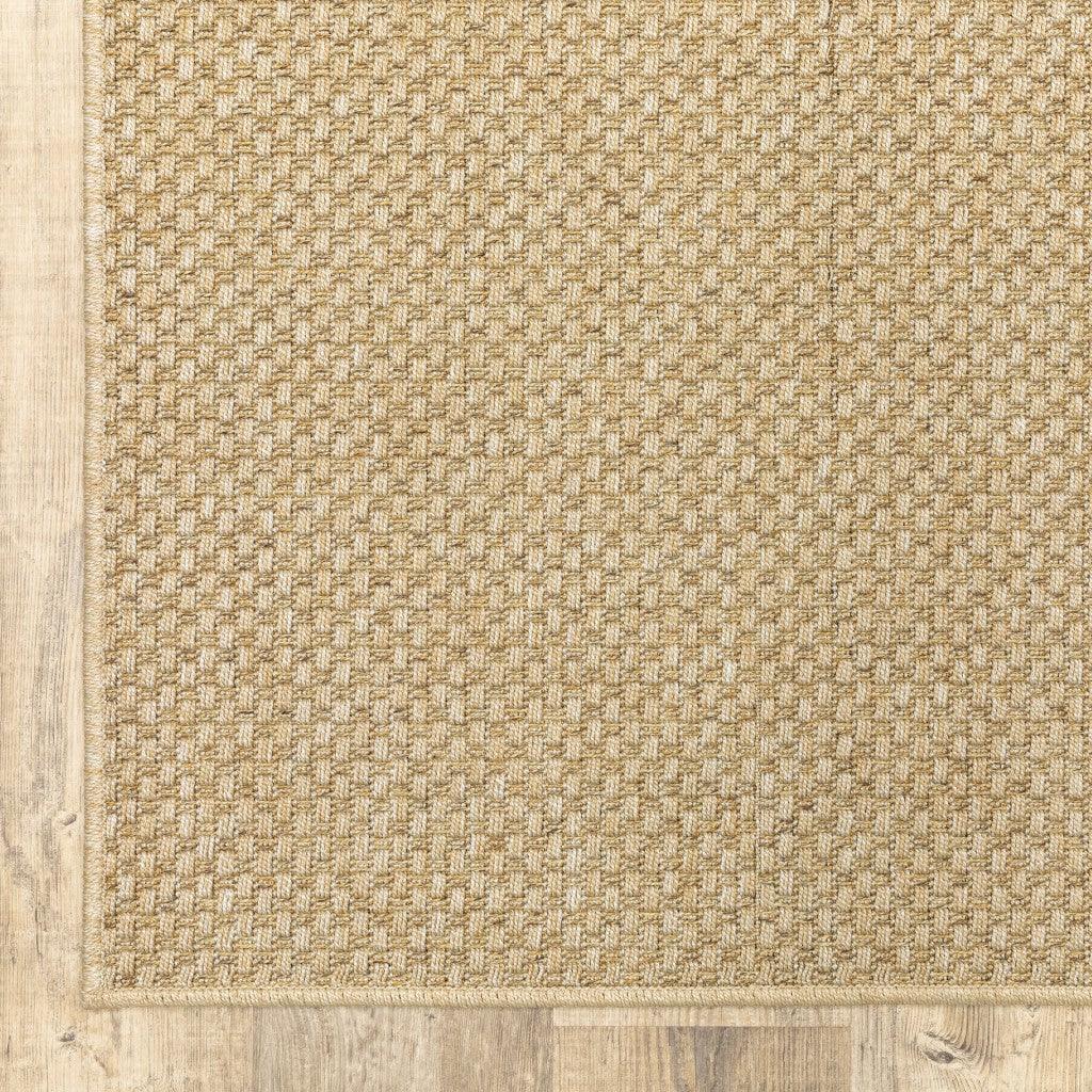 2' X 8' Beige Indoor Outdoor Area Rug - FurniFindUSA