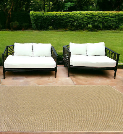 2' X 8' Beige Indoor Outdoor Area Rug