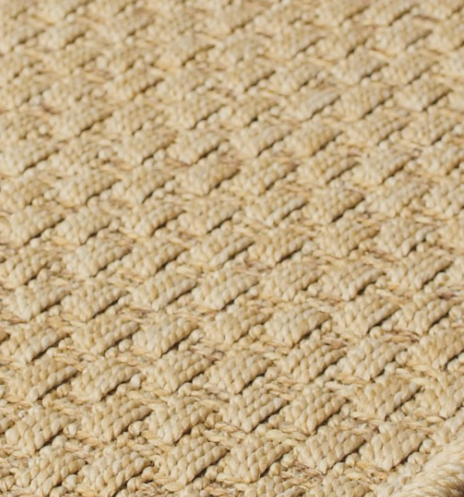 8' X 8' Beige Indoor Outdoor Area Rug - 0" (L) x 94" (W) x 94" (H)