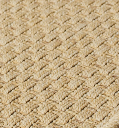 8' X 8' Beige Indoor Outdoor Area Rug - 0" (L) x 94" (W) x 94" (H)