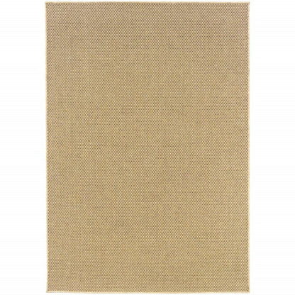 9' X 13' Beige Indoor Outdoor Area Rug HomeRoots