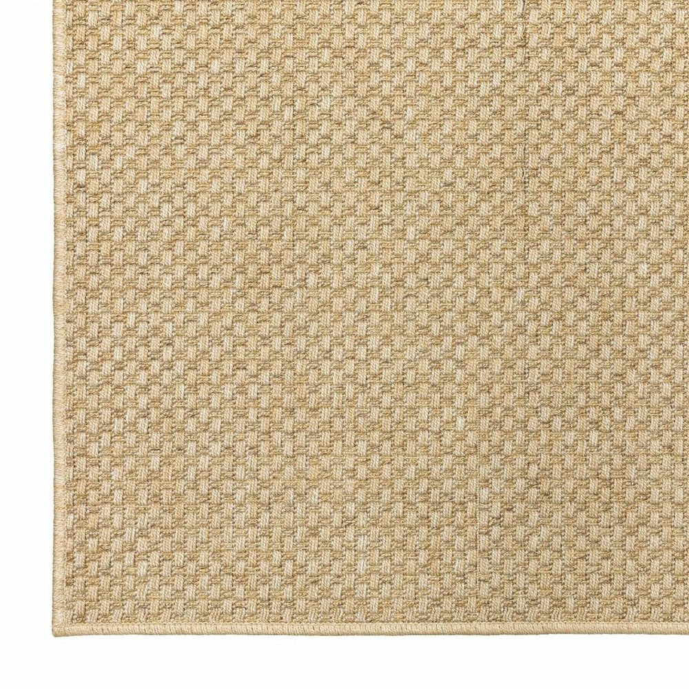 9' X 13' Beige Indoor Outdoor Area Rug HomeRoots