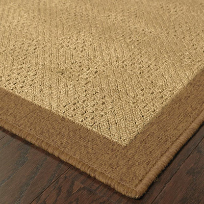 2' X 8' Beige Indoor Outdoor Area Rug - FurniFindUSA