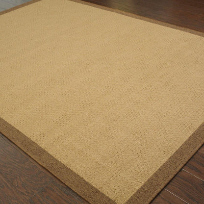 2' X 8' Beige Indoor Outdoor Area Rug - FurniFindUSA