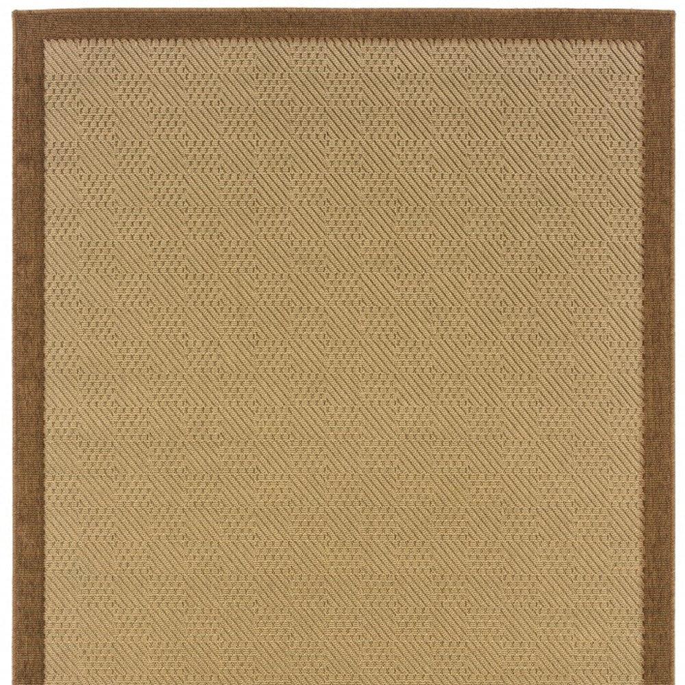 2' X 8' Beige Indoor Outdoor Area Rug - FurniFindUSA