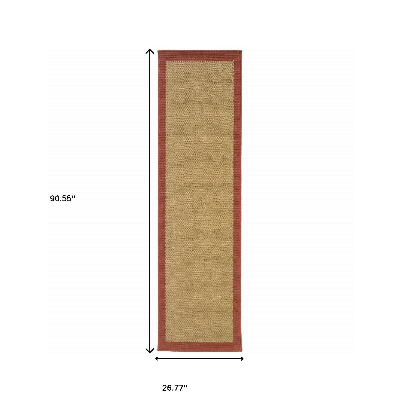 7' x 10' Beige Indoor Outdoor Area Rug