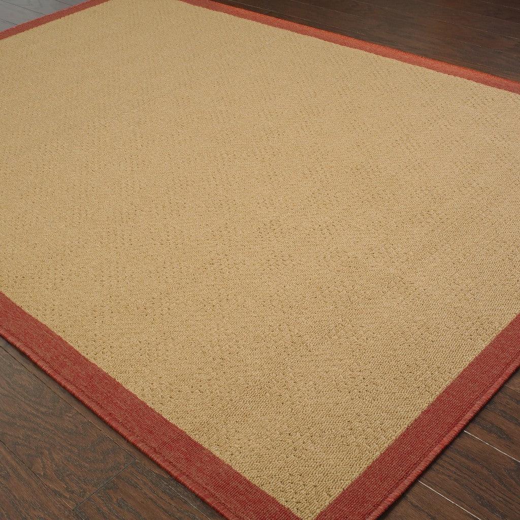 Beige Indoor Outdoor Area Rug - FurniFindUSA