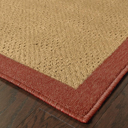 Beige Indoor Outdoor Area Rug - FurniFindUSA