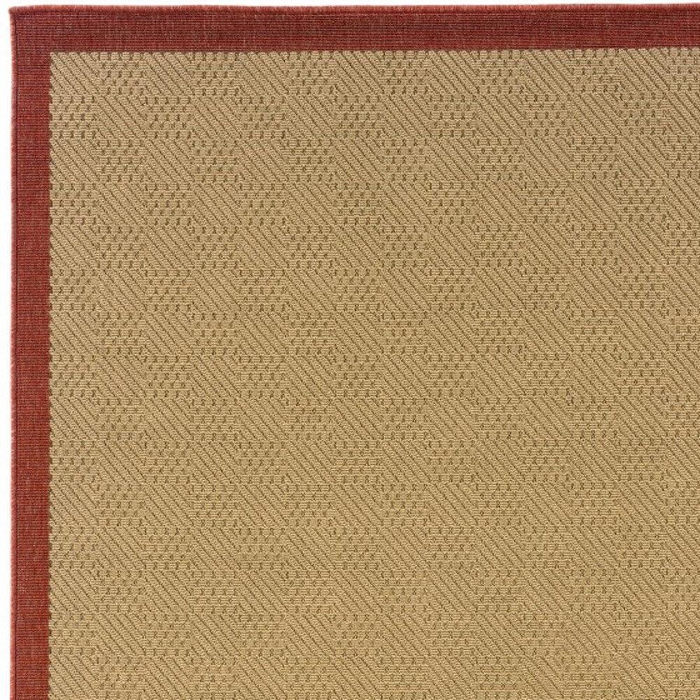 Beige Indoor Outdoor Area Rug - FurniFindUSA