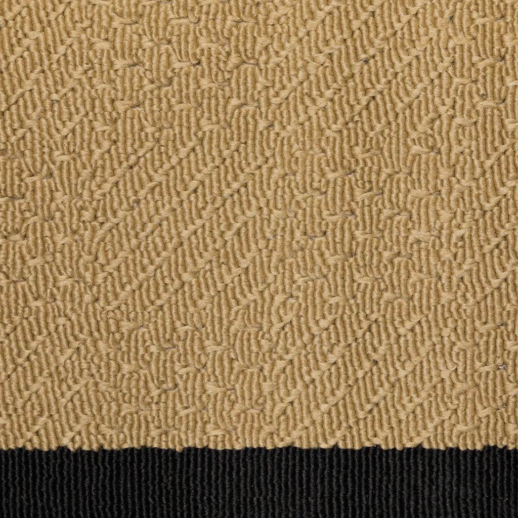 4' x 6' Beige and Black Indoor Outdoor Area Rug - FurniFindUSA