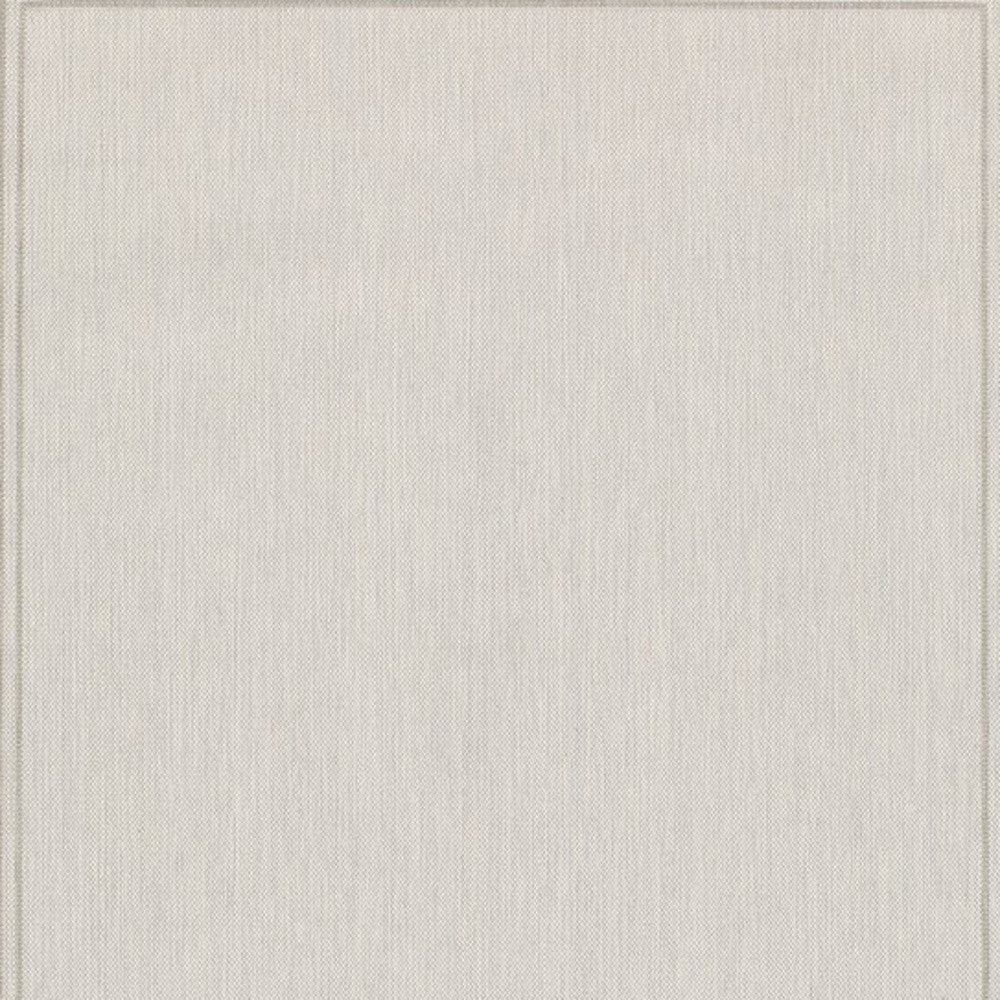 3' X 5' Gray and Ivory Indoor Outdoor Area Rug