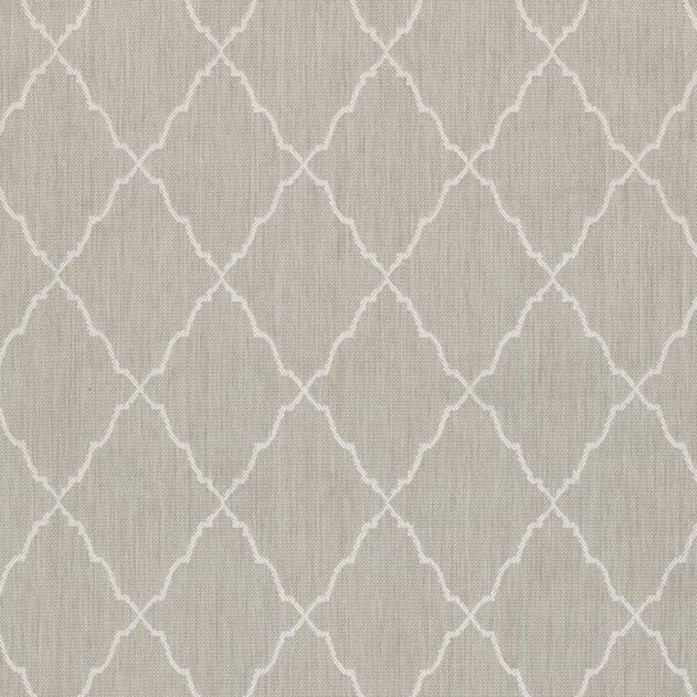 3' X 5' Gray and Ivory Indoor Outdoor Area Rug - FurniFindUSA