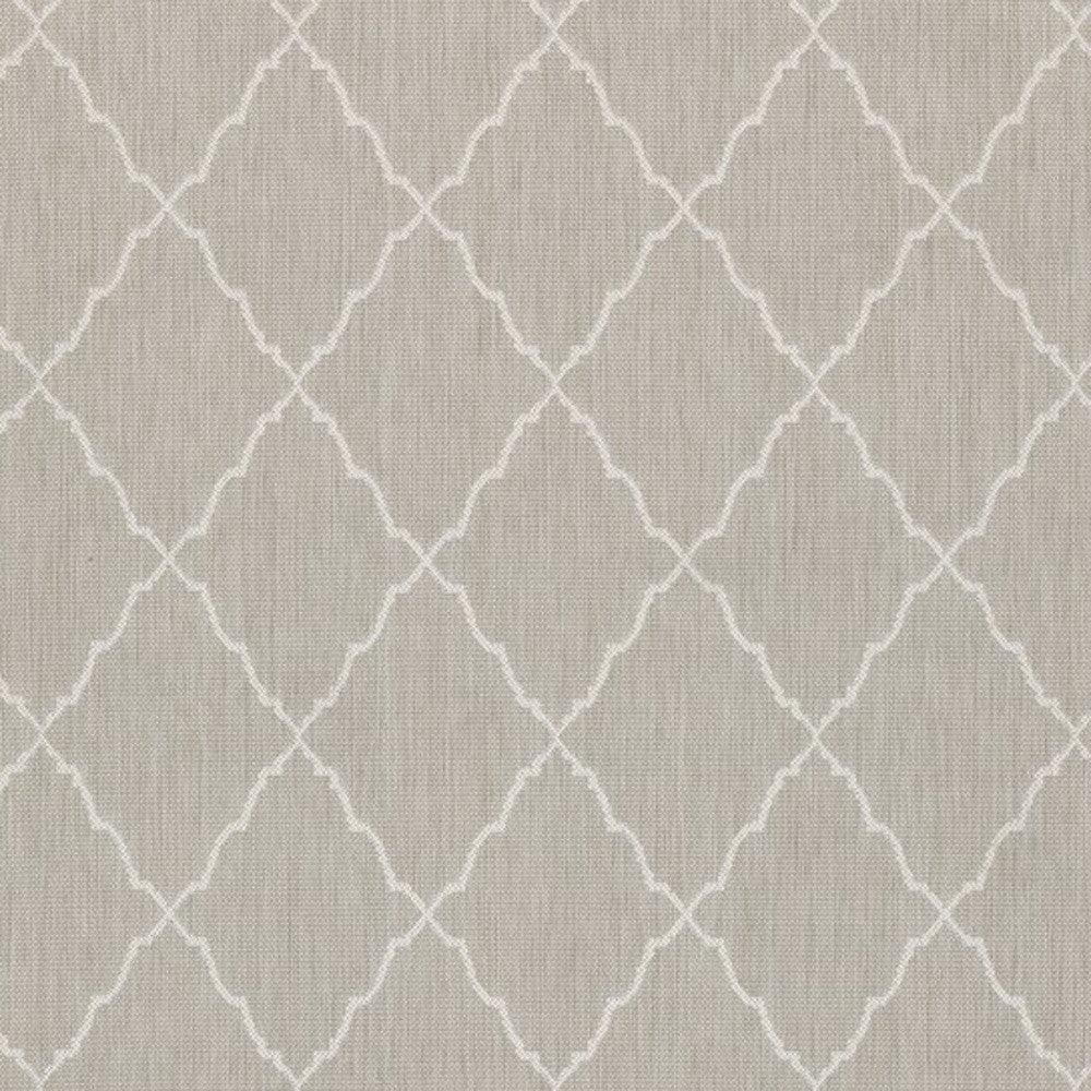 3' X 5' Gray and Ivory Indoor Outdoor Area Rug - FurniFindUSA