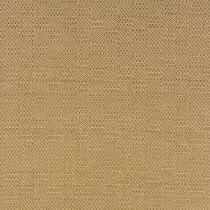 7' x 10' Beige Indoor Outdoor Area Rug