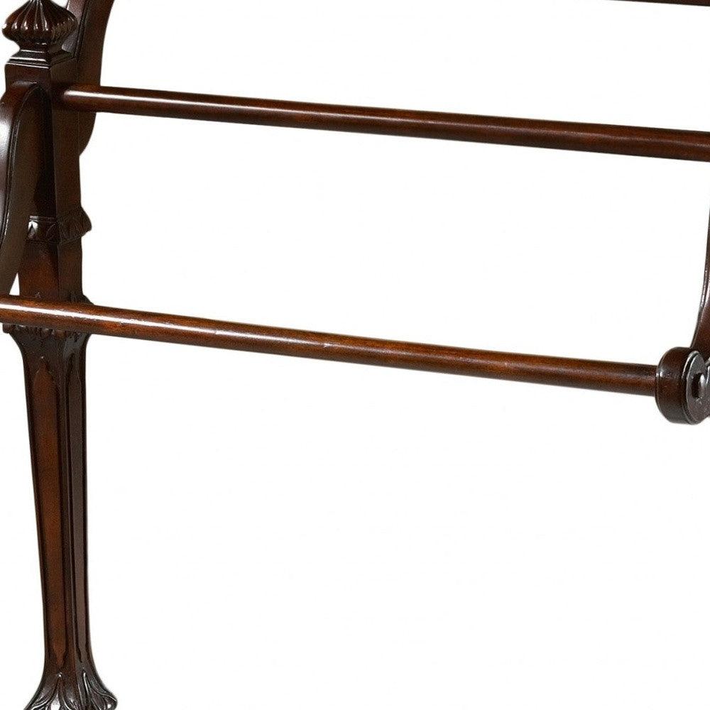 Deep Cherry Vintage Blanket Stand - FurniFindUSA