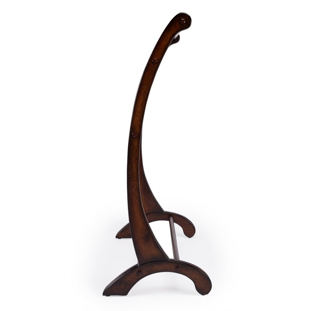 36" Deep Cherry Brown Wood Blanket Stand HomeRoots