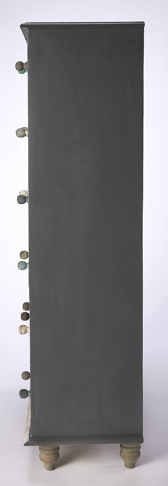 32" Brown And Dark Brown Solid Wood Frame Standard Accent Chest With Two Drawers HomeRoots