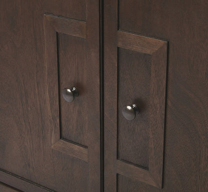 Imperial Coffee Console Cabinet HomeRoots