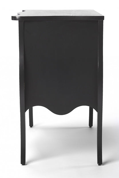 Black 2 Drawer Chest - FurniFindUSA