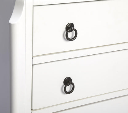 Wilshire Glossy White Accent Chest - FurniFindUSA