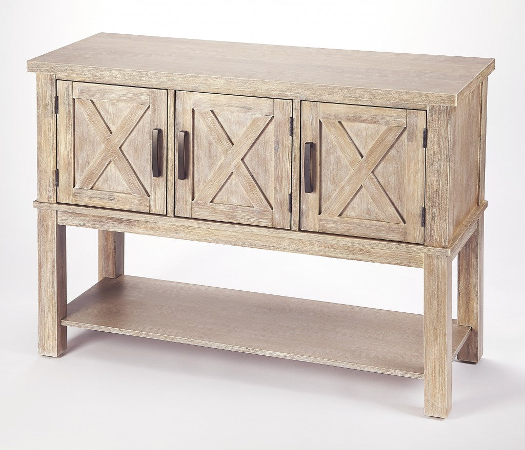 Rustic Natural Urban Gray Buffet Cabinet