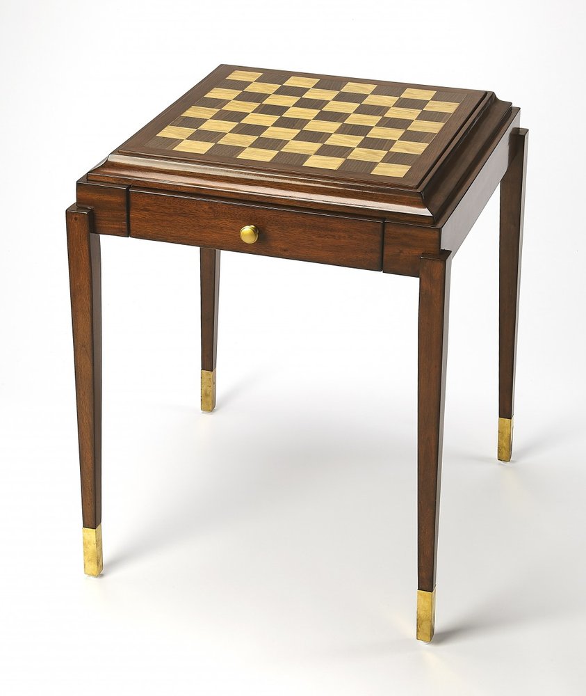 23" Brown Wood Square Coffee Table With Drawer HomeRoots