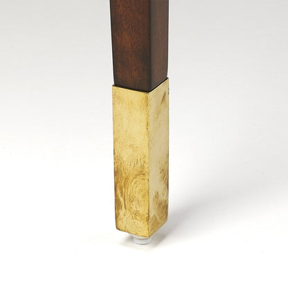 23" Brown Wood Square Coffee Table With Drawer HomeRoots