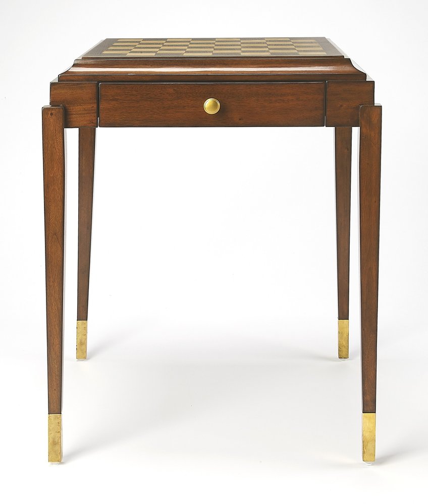 23" Brown Wood Square Coffee Table With Drawer HomeRoots