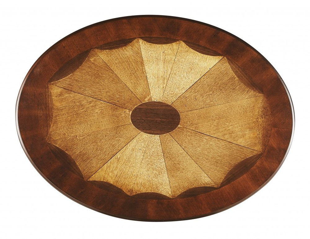 25" Brown Wood Oval Coffee Table With Drawer And Shelf HomeRoots