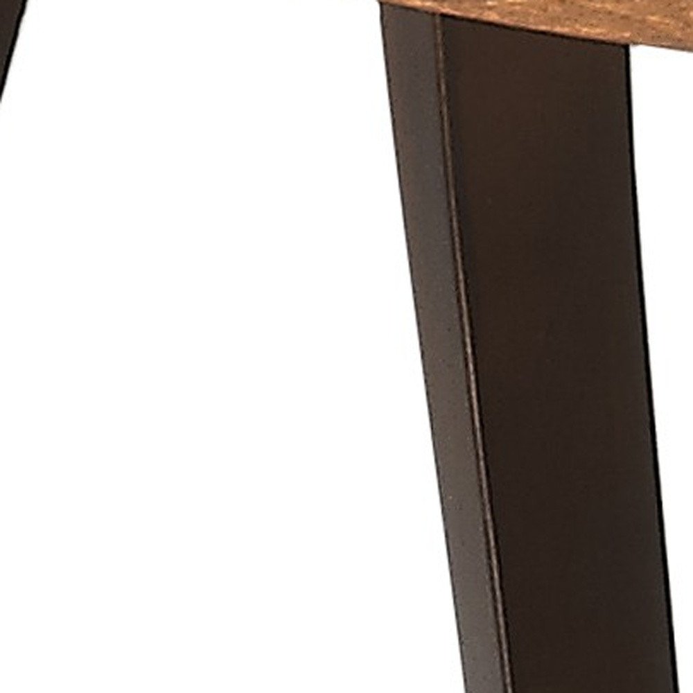 25" Brown Wood Oval Coffee Table With Drawer And Shelf HomeRoots