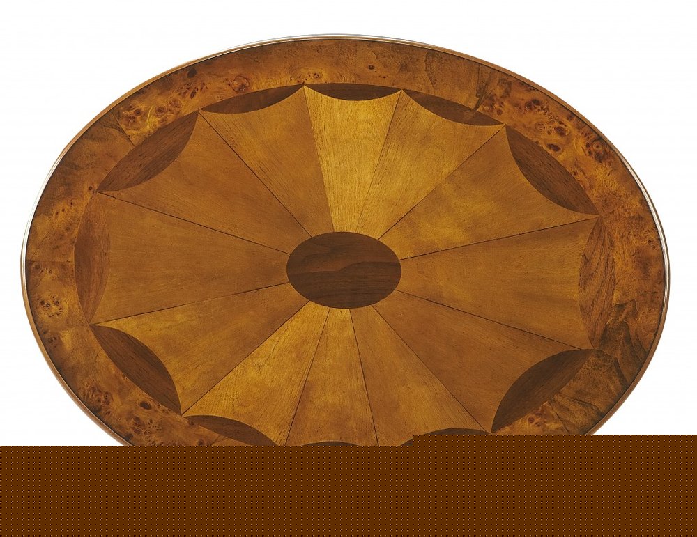 25" Brown Wood Oval Coffee Table With Drawer And Shelf HomeRoots