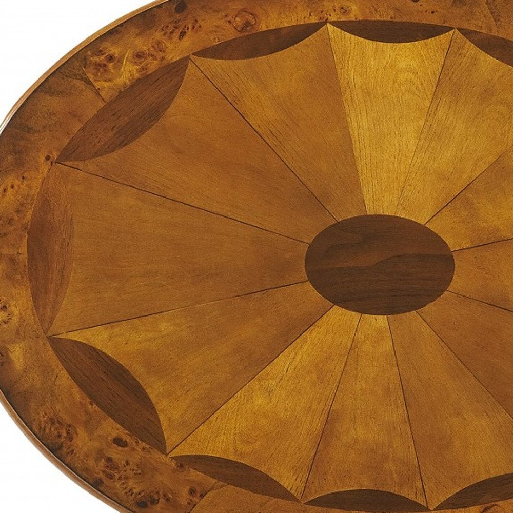25" Brown Wood Oval Coffee Table With Drawer And Shelf HomeRoots