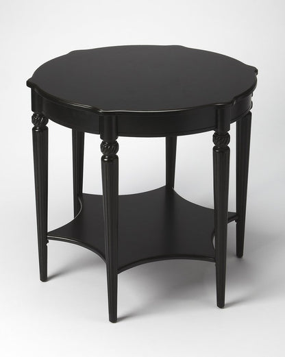 28" Brown Wood Round Coffee Table With Shelf HomeRoots