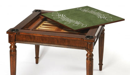Antique Cherry Multi Game Table - FurniFindUSA