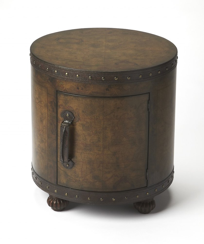 20" Brown Wood Round Coffee Table HomeRoots