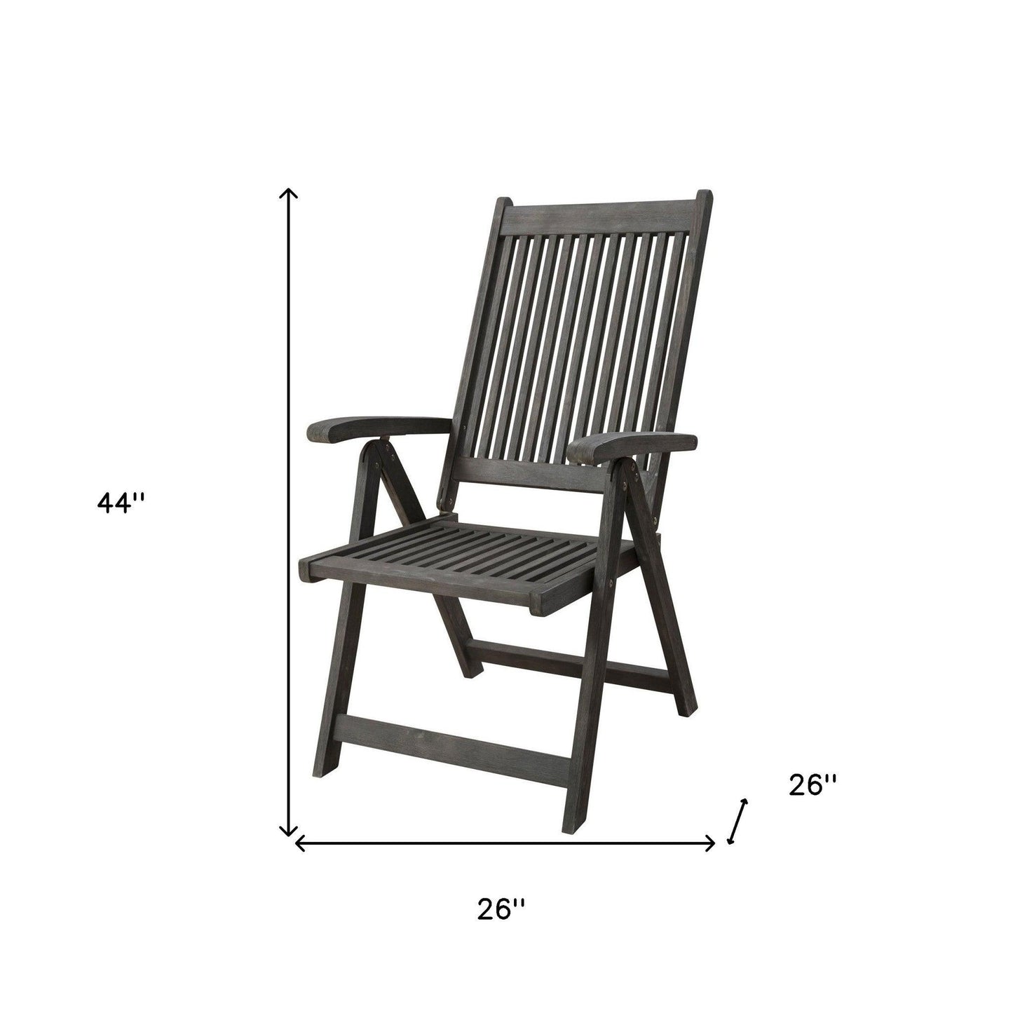 Distressed Outdoor Reclining Chair - FurniFindUSA