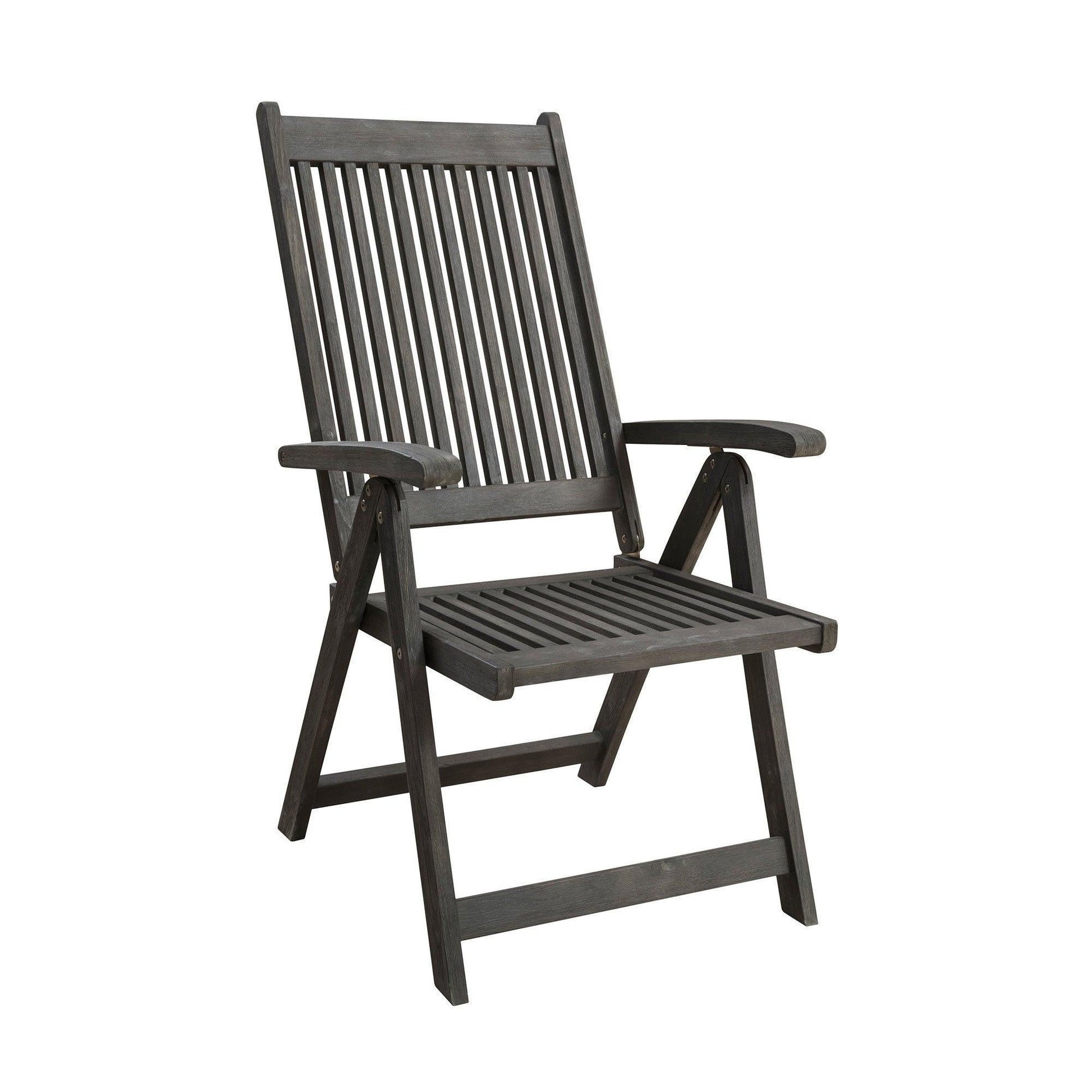 Distressed Outdoor Reclining Chair - FurniFindUSA