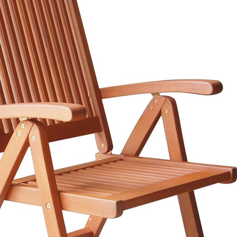 Brown Outdoor Reclining Chair - FurniFindUSA