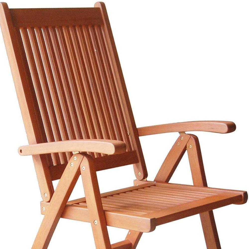 Brown Outdoor Reclining Chair - FurniFindUSA