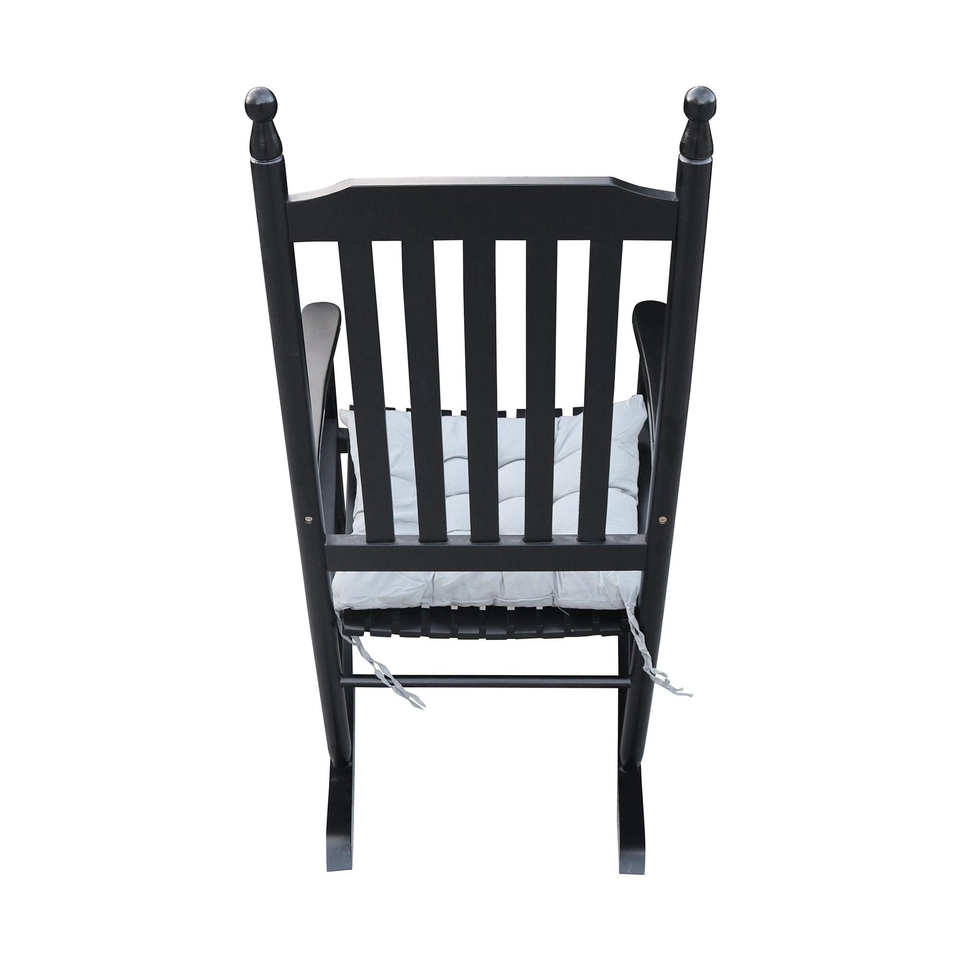 wooden porch rocker chair BLACK - FurniFindUSA