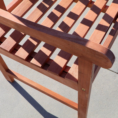 Brown Dining Armchair With Diagonal Back - FurniFindUSA