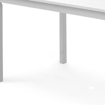 White Dining Table With Straight Legs - FurniFindUSA