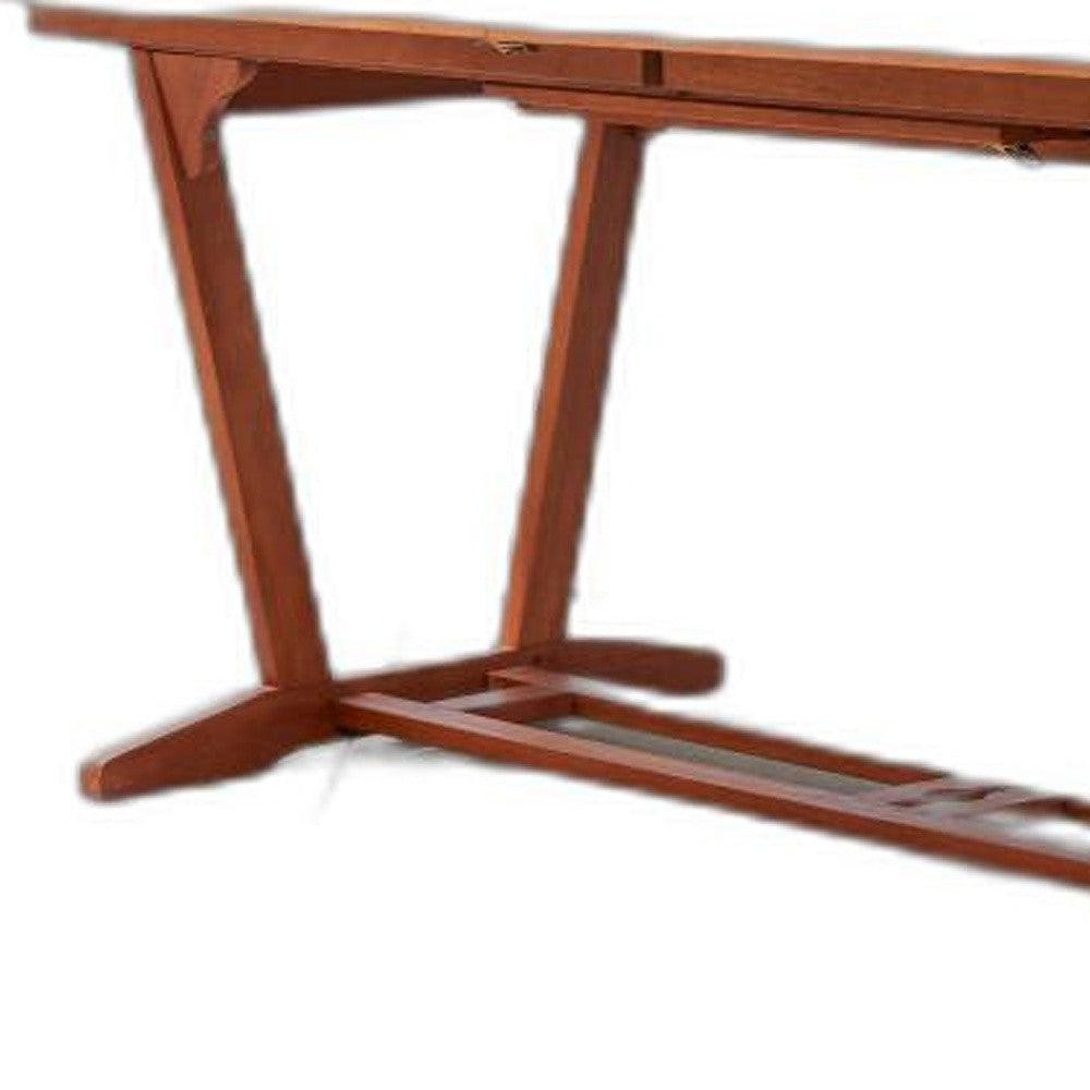 Sienna Brown Extendable Dining Table - FurniFindUSA