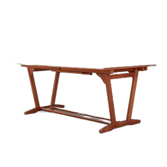 Sienna Brown Extendable Dining Table - FurniFindUSA